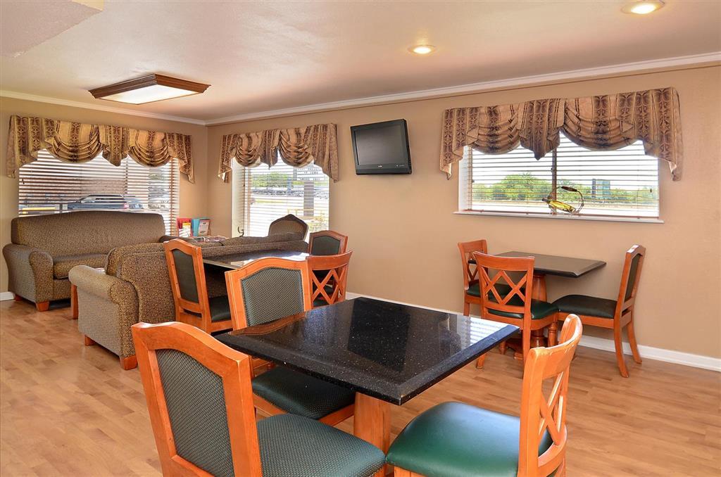 Americas Best Value Inn Crosstimbers Стивенвилл Ресторан фото